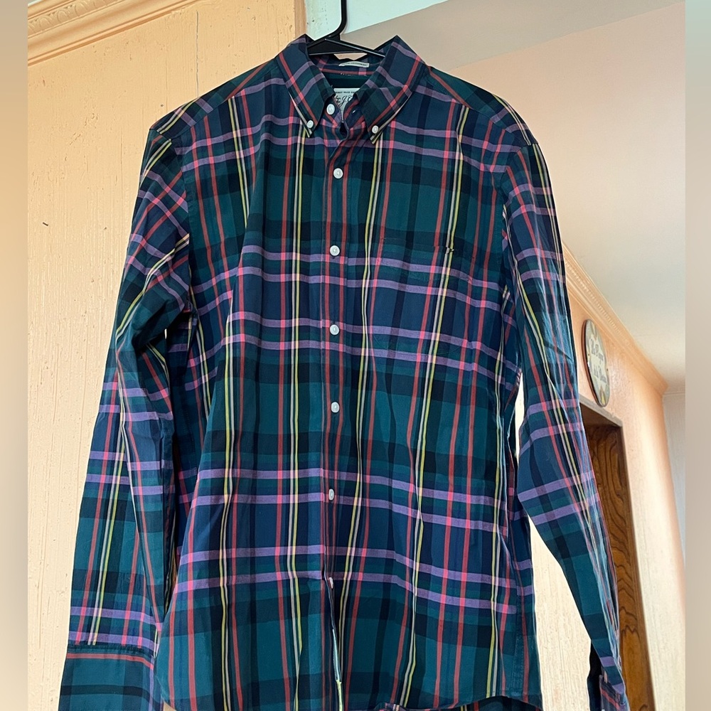 J. Crew Multicolor Plaid Casual Button Down Shirt